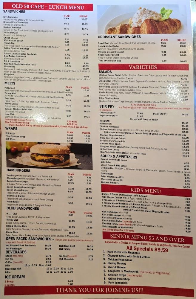 Old 50 Cafe Gyro Sandwich